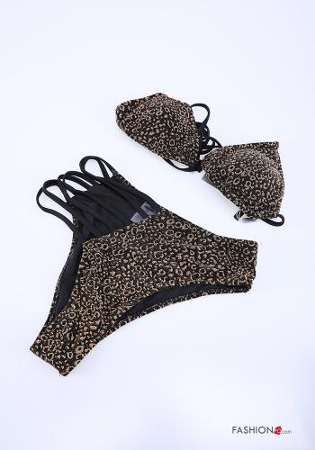 16-piece Set  Bikini  lurex Animal print - ph 2