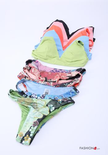 Set 20 pezzi Bikini Fantasia floreale - ph 1