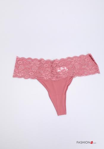 Pack de 12 peças Tanga tira renda - ph 2
