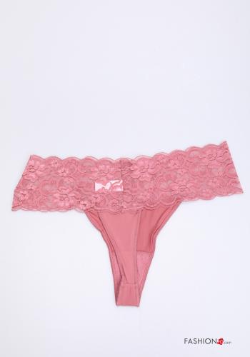 Pack de 12 peças Tanga tira renda - ph 3