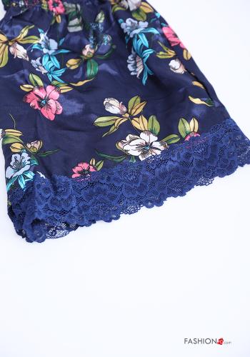 10-teiliges Set Blumenmuster Spitze- Voller Pyjama - ph 4
