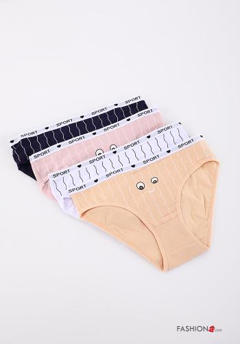 24-piece pack Patterned Cotton Briefs - ph 1