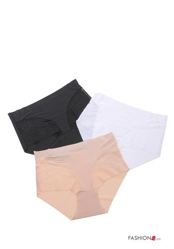 18-piece pack lace trim Boyshorts - ph 1
