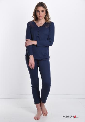 Set 15 pezzi Pigiama completo in Cotone  con bottoni - ph 6