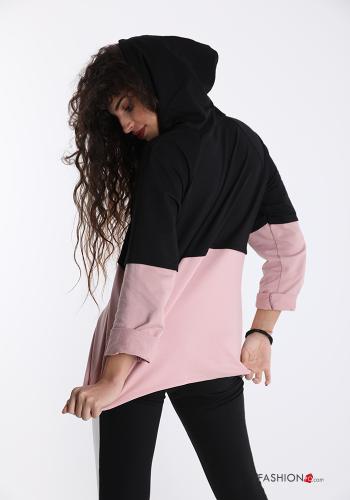 Felpa in Cotone  con cappuccio - ph 2