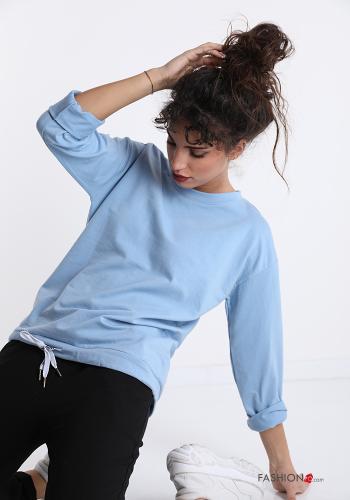 Felpa in Cotone  con fiocco - ph 1