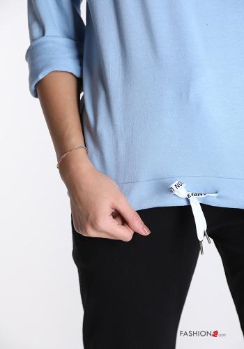 Felpa in Cotone  con fiocco - ph 4