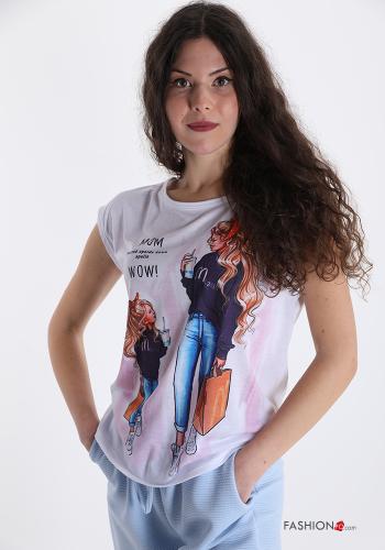 T-shirt Fantasia stampata - ph 1