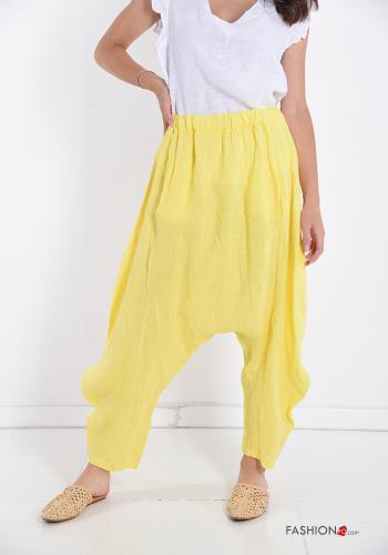 Pantalone in Lino con tasche