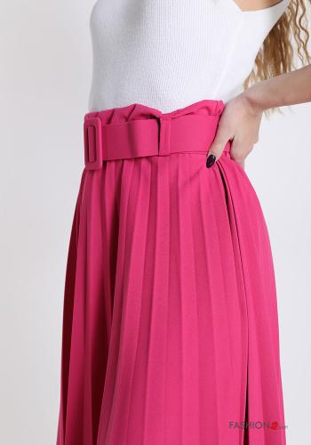 pleated Skirt with belt - ph 4
