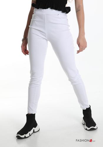 Pantalone con strass