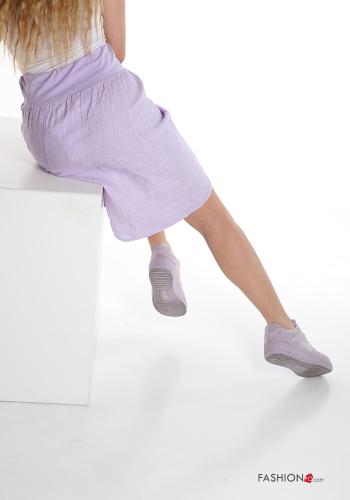 Gonna in Lino con tasche - ph 2