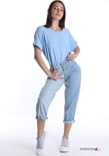 Jeans in Cotone con tasche - ph 5