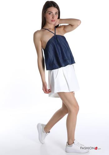Top en denim avec noeud - ph 5