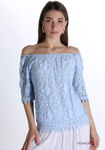 Blouse détail dentelle - ph 1