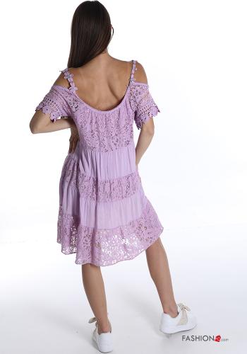 Abito  pizzo con balze - ph 2