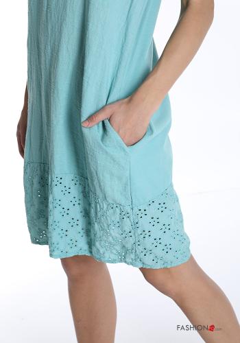 Abito  pizzo con tasche - ph 4