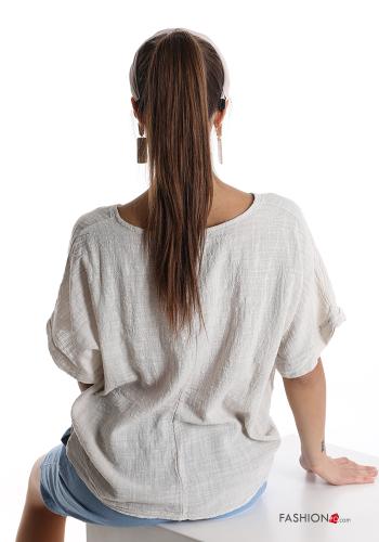 Blusa em Algodão manga curta - ph 2