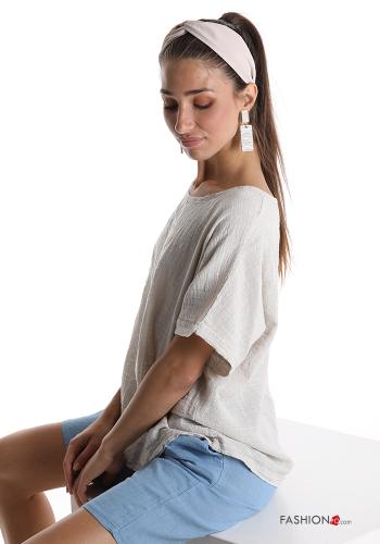 Blusa em Algodão manga curta - ph 3