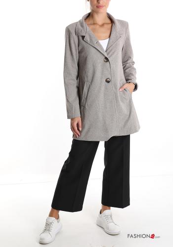Manteau à boutons avec poches - ph 5