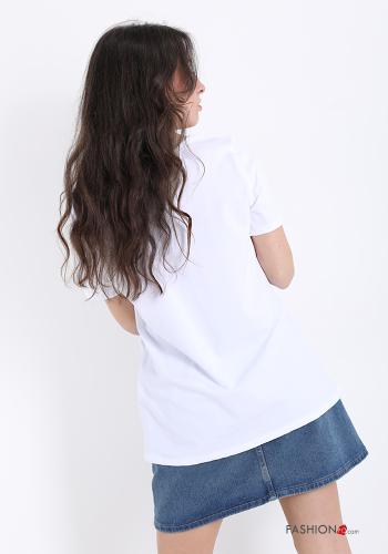 Patterned Cotton T-shirt - ph 2