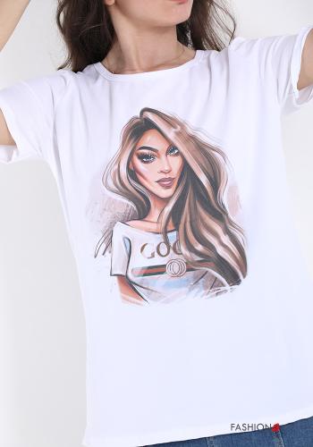Patterned Cotton T-shirt - ph 4