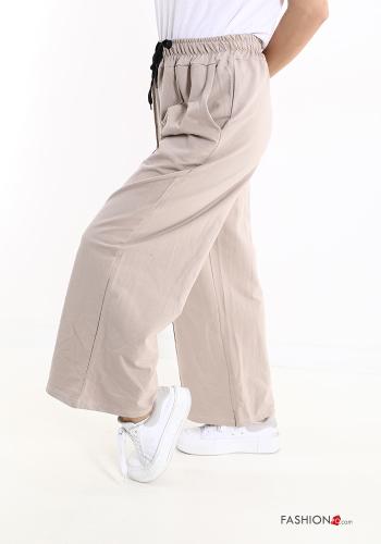 Pantalone sportivo in Cotone con tasche con fiocco - ph 3