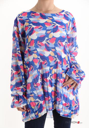Blusa plissé Fantasia floreale