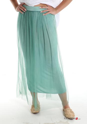 tulle Longuette Skirt with elastic