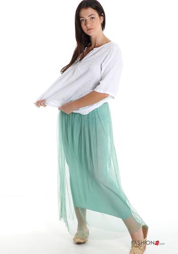 Jupe tulle Longuette avec élastique - ph 5