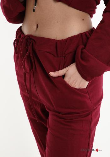 Pantalone sportivo in Cotone con tasche con fiocco - ph 4