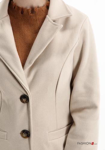 Manteau à boutons avec poches - ph 4