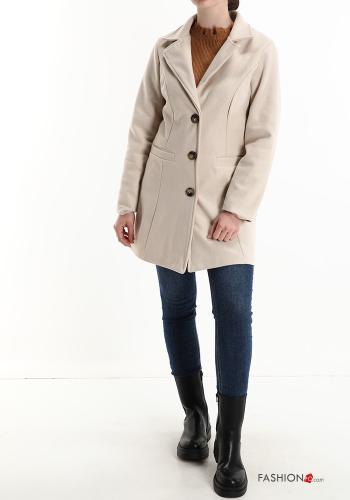 Manteau à boutons avec poches - ph 5