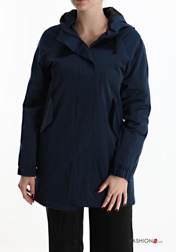 Wind Jacket with buttons with pockets with hood with zip - ph 1