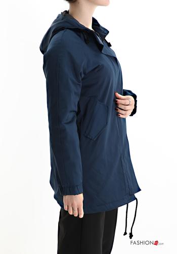 Wind Jacket with buttons with pockets with hood with zip - ph 3
