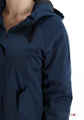 Wind Jacket with buttons with pockets with hood with zip - ph 4