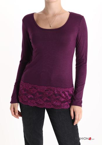 Blouse détail dentelle - ph 1