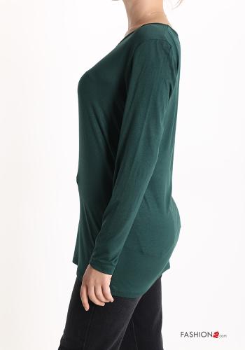 Camisola de mangas compridas Estilo Casual - ph 3