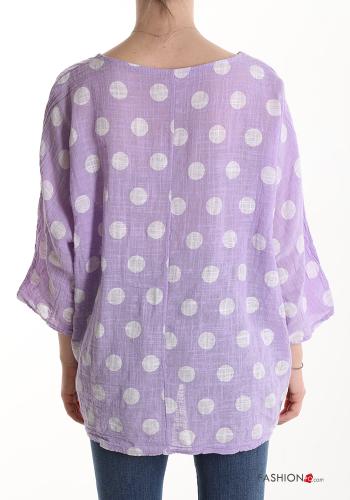 Polka-dot Cotton Blouse - ph 2