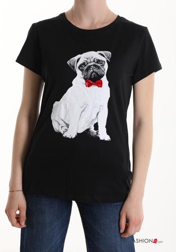 T-shirt in Cotone Fantasia animali - ph 1