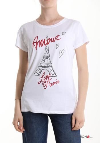 Lettering print Cotton T-shirt - ph 1