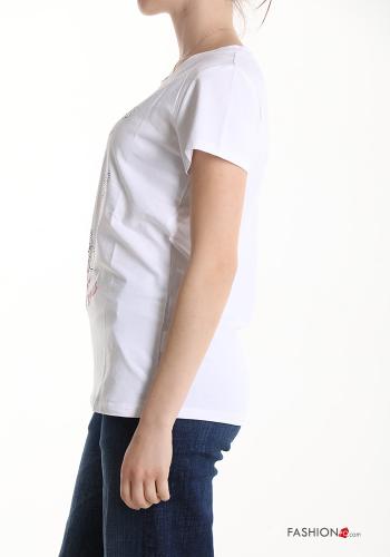 Lettering print Cotton T-shirt - ph 3