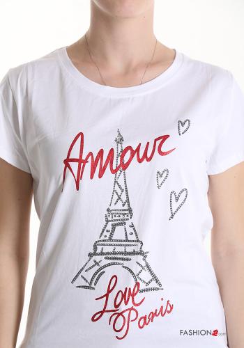 Lettering print Cotton T-shirt - ph 4