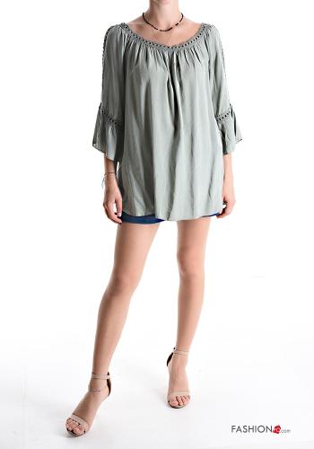 Blusa maniche a tre quarti - ph 5