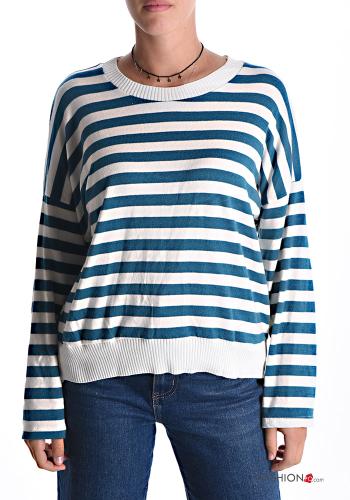 Striped crew neck Sweater - ph 1