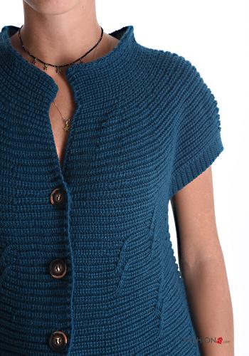 short sleeve Cardigan with buttons - ph 4