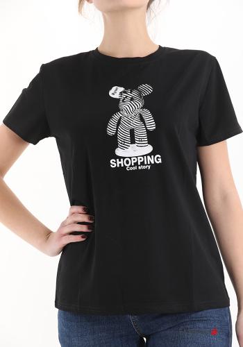 T-shirt in Cotone Fantasia stampata - ph 4