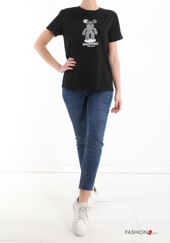 T-shirt in Cotone Fantasia stampata - ph 5