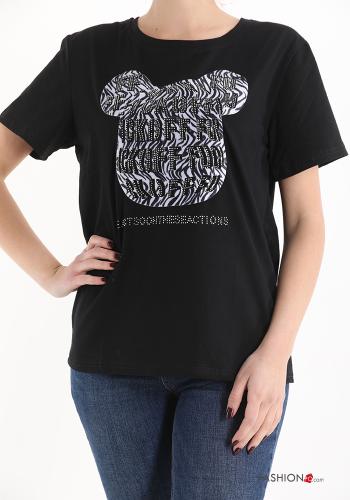 T-shirt in Cotone Fantasia stampata - ph 1