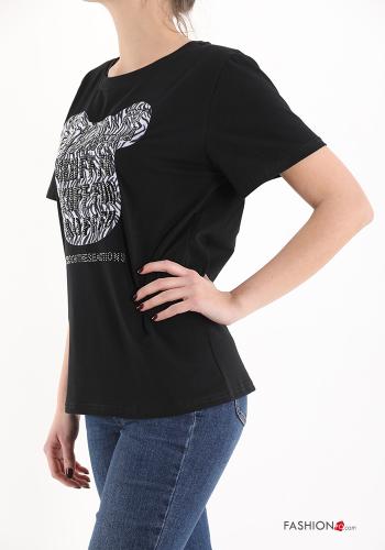 T-shirt in Cotone Fantasia stampata - ph 3